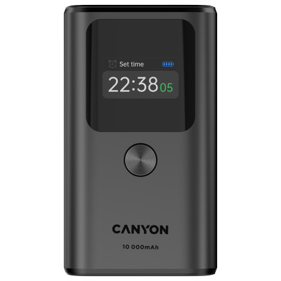 Canyon power bank OnPower 130 TFT 10000 mAh PD30W Dark Grey