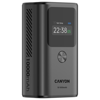 Canyon power bank OnPower 130 TFT 10000 mAh PD30W Dark Grey