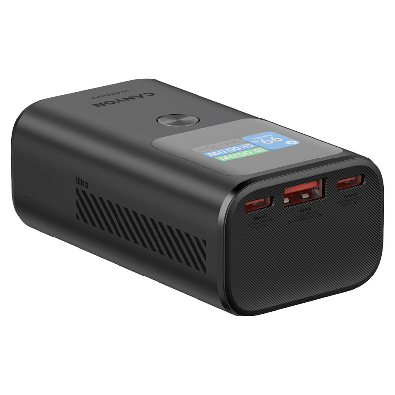 Canyon power bank OnPower 130 TFT 10000 mAh PD30W Dark Grey