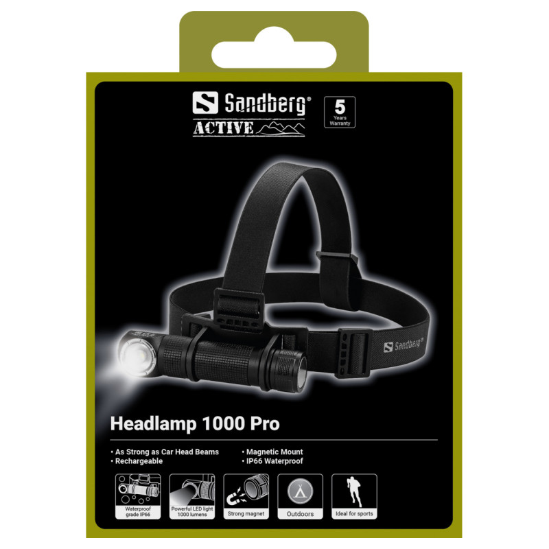 Sandberg 421-36 Headlamp 1000 Pro