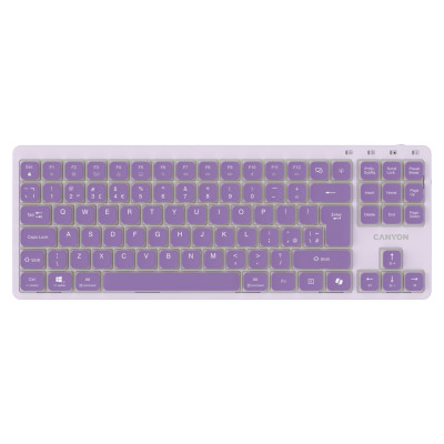 Canyon Keyboard OnType 10 Low Profile EN Wired Violet