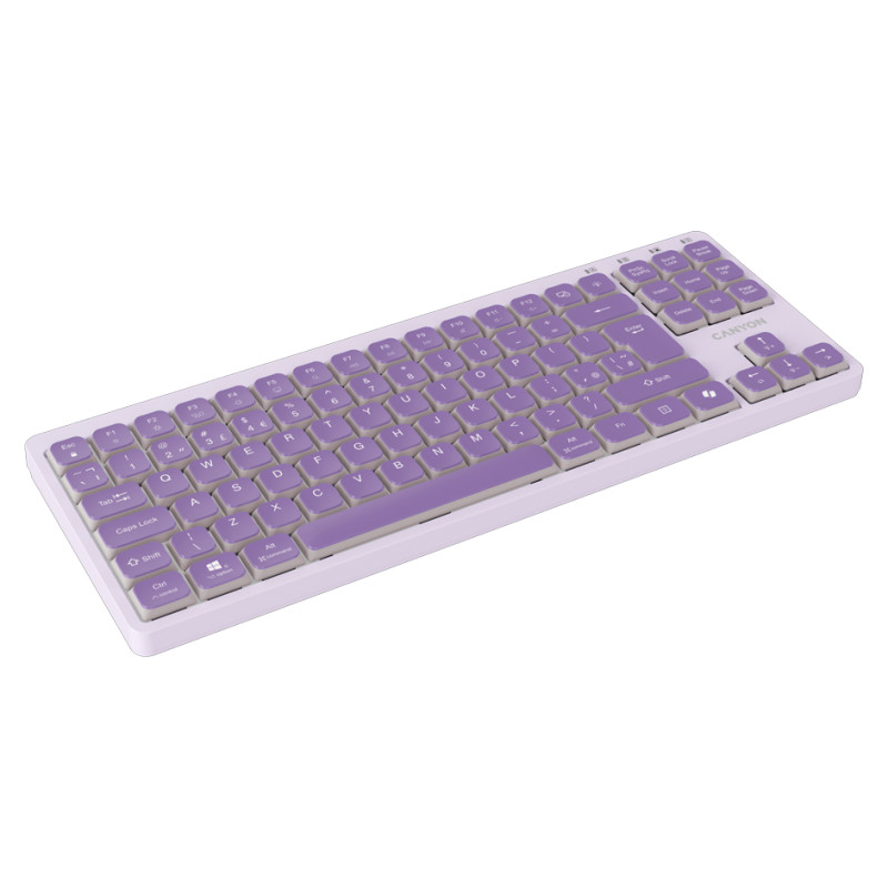 Canyon Keyboard OnType 10 Low Profile EN Wired Violet