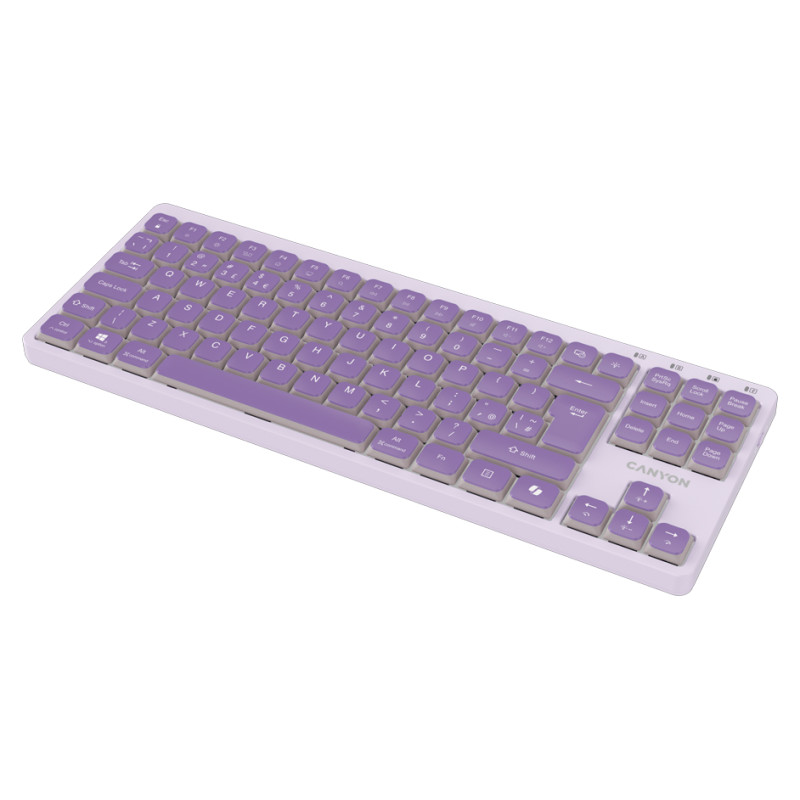 Canyon Keyboard OnType 10 Low Profile EN Wired Violet