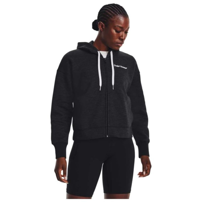 Under Armour Under Armor Essential Fleece Script FZ Hoodie W 1374 106-001 (M)