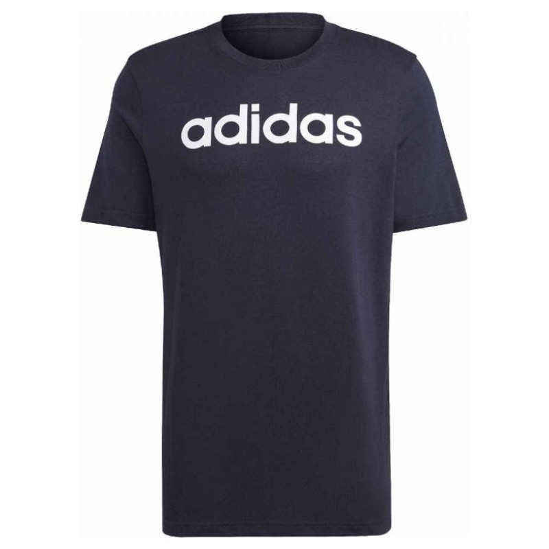 Adidas Essentials Single Jersey Linear Embroidered Logo Tee M IC9275 (L)