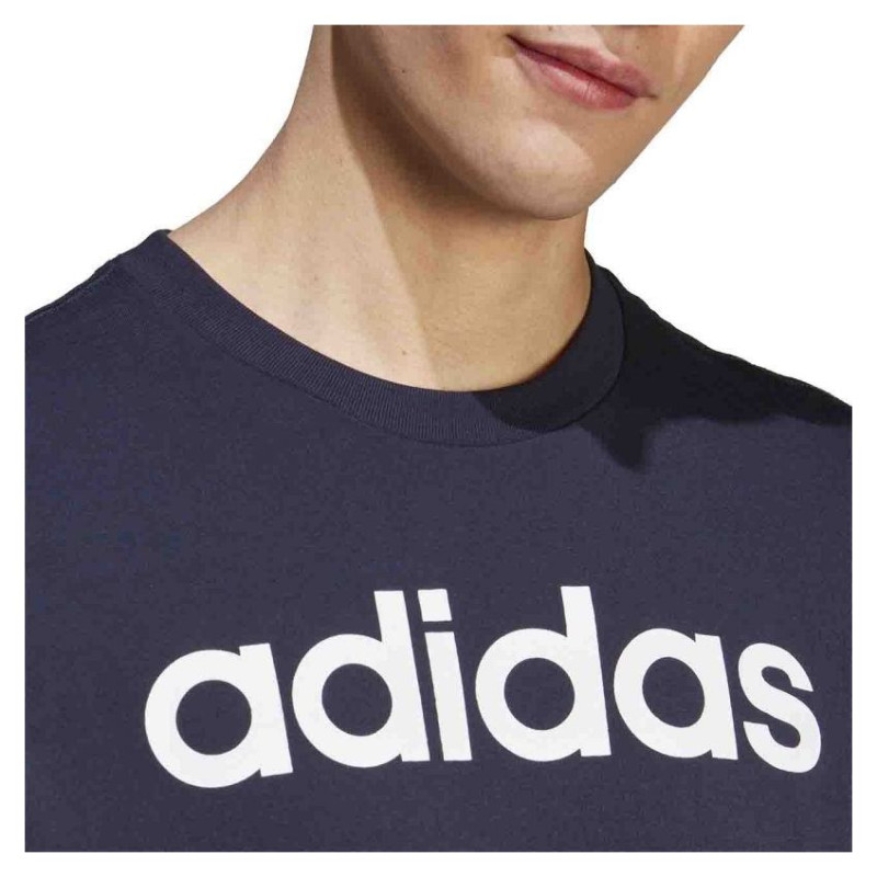 Adidas Essentials Single Jersey Linear Embroidered Logo Tee M IC9275 (L)