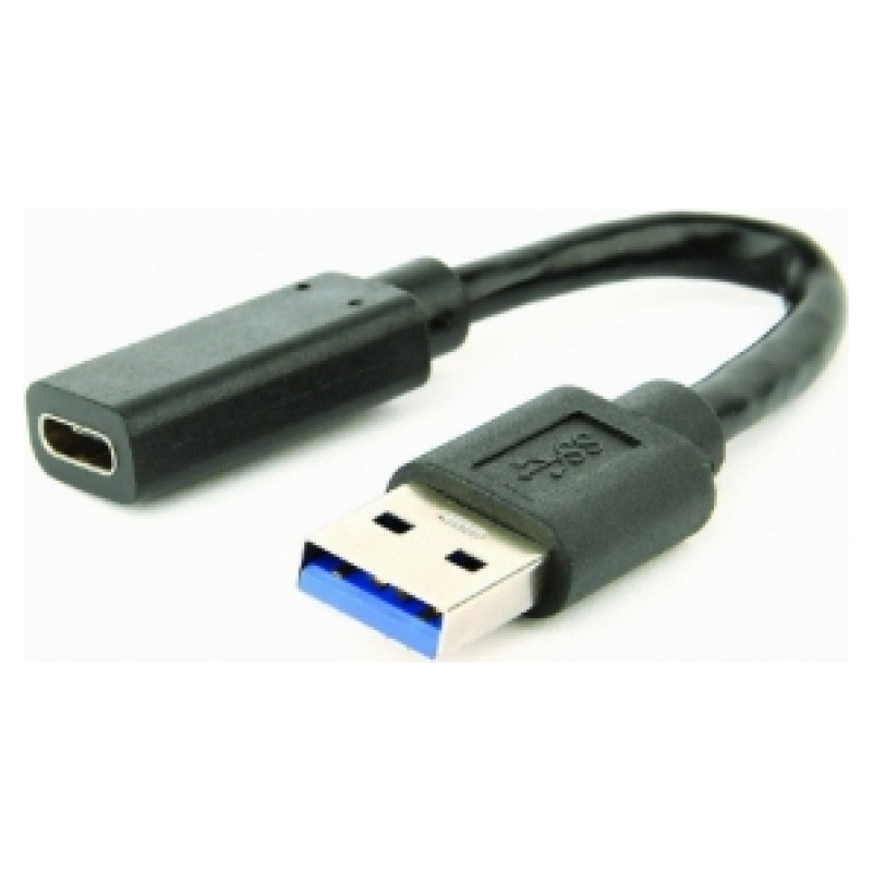 Gembird USB Male - USB Type C Female 0.1m Black