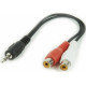 Gembird Kabelis Gembird 3.5mm Jack - 2xRCA