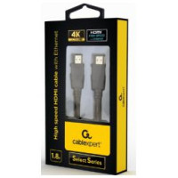 Gembird HDMI Male - HDMI Male High speed with Ethernet 1.8m 4K Black
