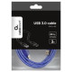 Gembird USB Male - USB Female Super speed 3m Blue