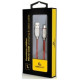 Gembird USB Male - Micro USB Male Premium rubber 1m Red