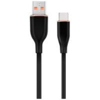 Gembird Kabelis Gembird Premium silicon USB-A Male - USB Type-C Male 1.5m Black