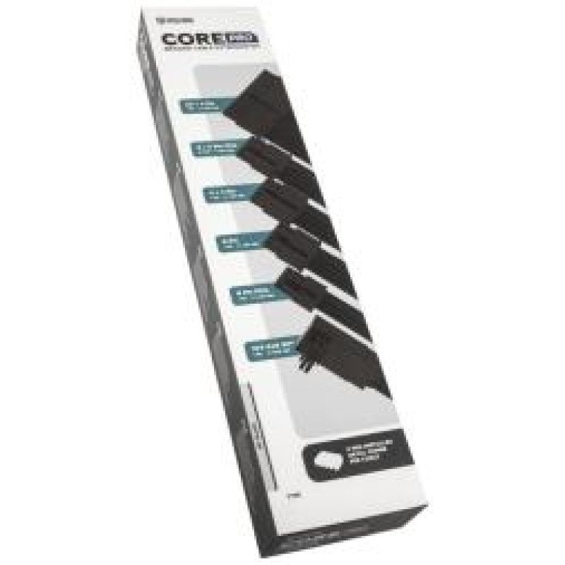 Kolink PSU kabeļu pagarinātāji Kolink Core Pro Kit 12V-2x6 Type 1 - Jet Black