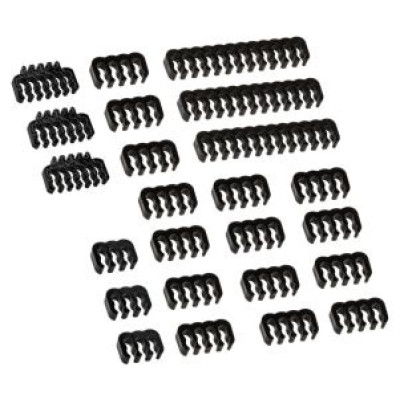 Kolink PSU kabeļu pagarinātāji Kolink Core Pro Braided Cable Extension Kit 12V-2x6 Type 1 - Jet Black/ White