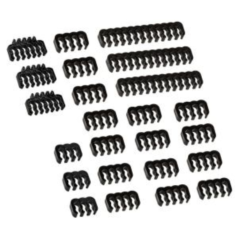 Kolink PSU kabeļu pagarinātāji Kolink Core Pro Braided Cable Extension Kit 12V-2x6 Type 1 - Jet Black/ White