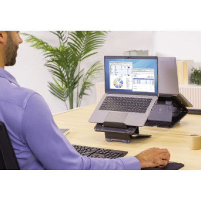 Fellowes Statīvs datoram Fellowes Laptop Stand Breyta Black