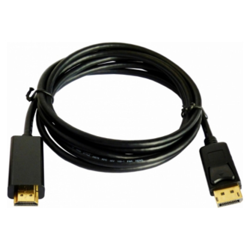 Brackton Kabelis Brackton DisplayPort Male - HDMI Male 2m Black