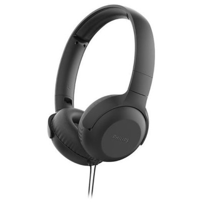 Philips austiņas ar galvas stīpu un mikrofonu, melnas - TAUH201BK/00