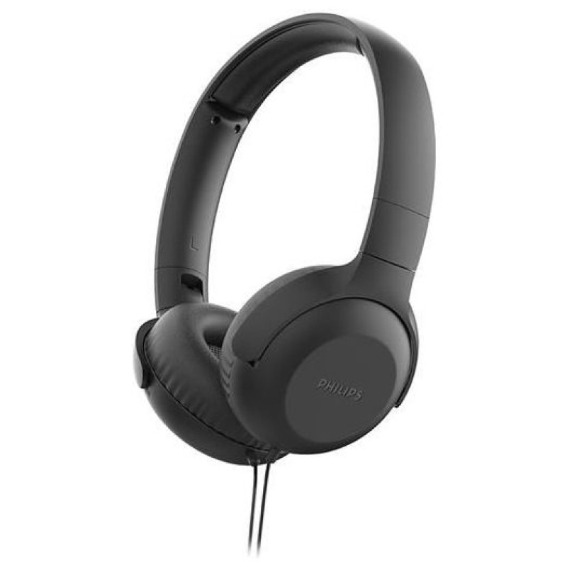 Philips austiņas ar galvas stīpu un mikrofonu, melnas - TAUH201BK/00