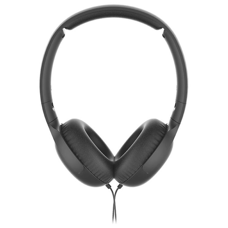 Philips austiņas ar galvas stīpu un mikrofonu, melnas - TAUH201BK/00
