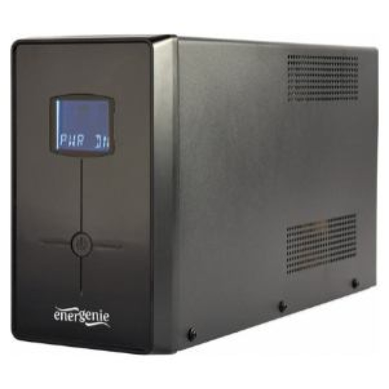 Energenie Nepārtrauktās baro&scaron;anas bloks Energenie UPS With USB and LCD Display 2000 VA Black