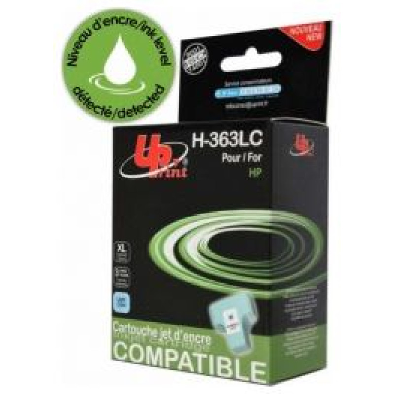 Uprint Tintes kārtridžs UPrint HP 363LC Light Cyan