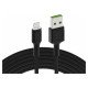 Green Cell USB Male - Lightning Male 1.2m Fast Charging