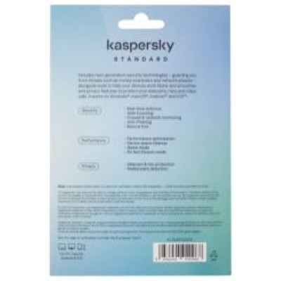 Kaspersky Programma Kaspersky Standart 1 Gads 1 Iekārtai