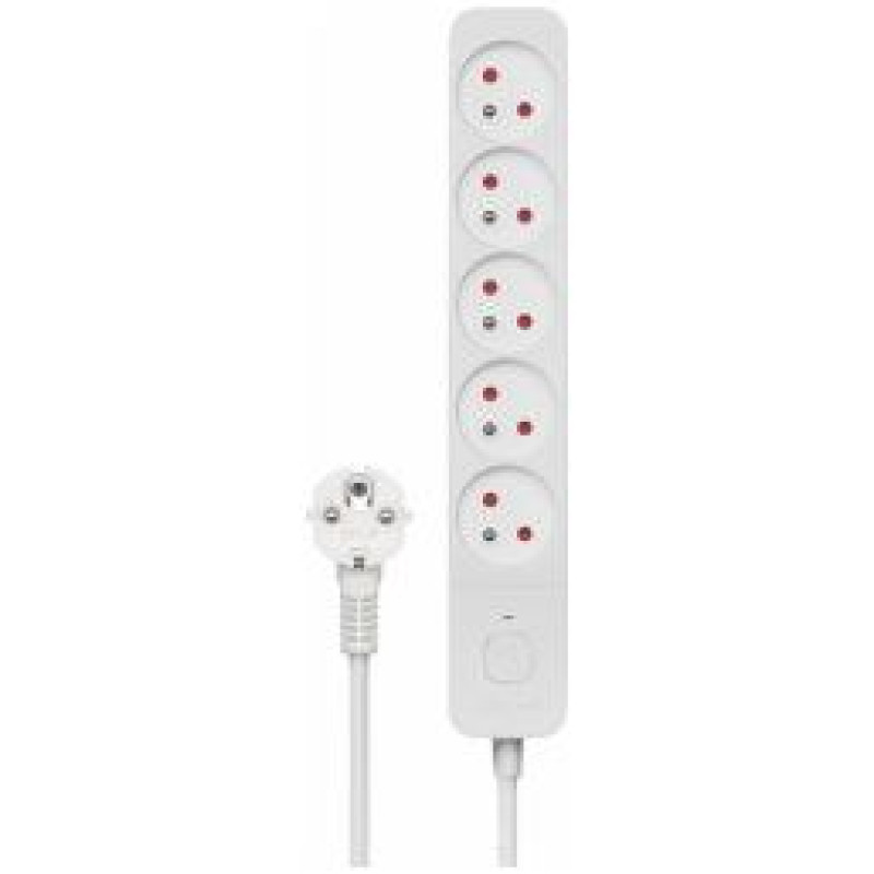Savio Pagarinātājs Savio Power strip 5 Sockets 5m