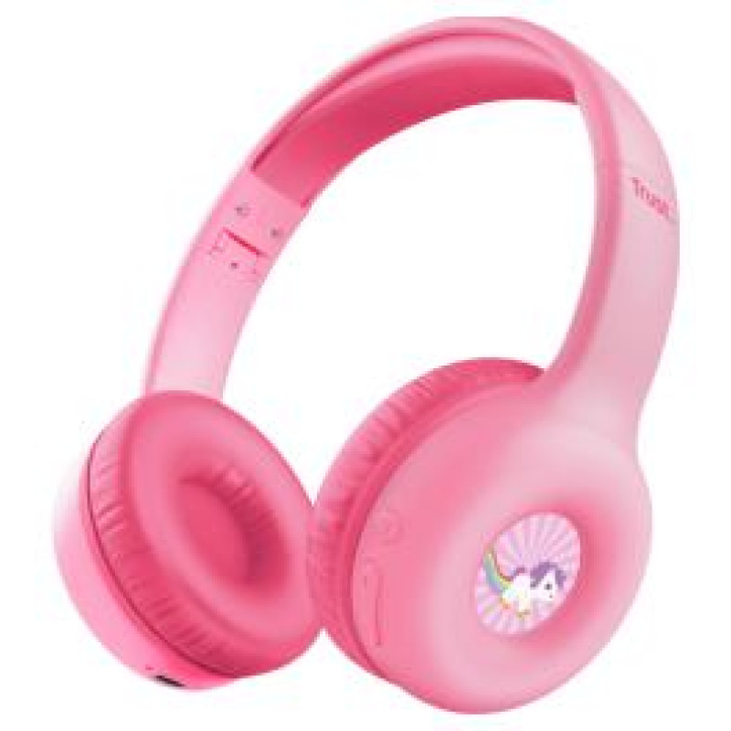 Trust Austiņas Trust NOUNA WRL Kids Pink