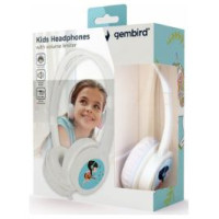 Gembird Kids Headphones with Volume Limiter White