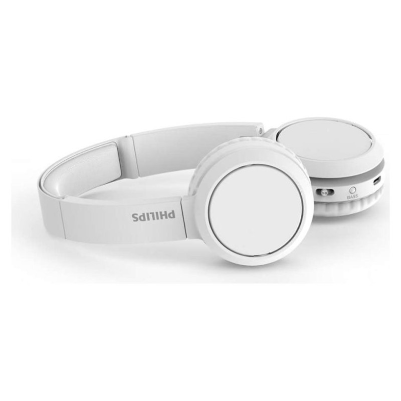 Philips austiņas On-Ear ar Bluetooth, baltas - TAH4205WT/00