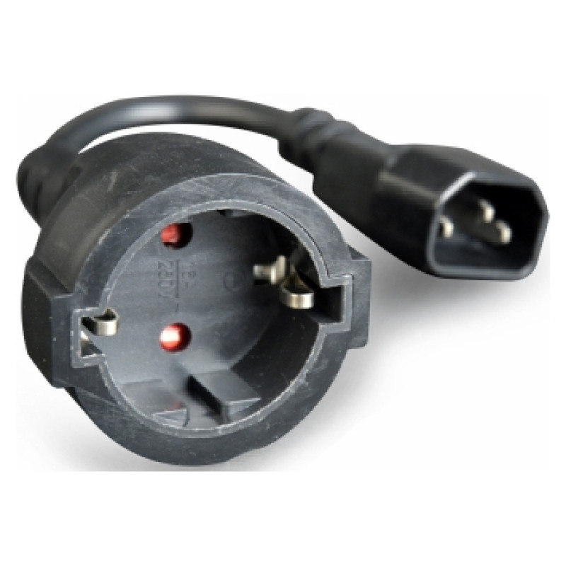 Gembird Kabelis-Pāreja Gembird Power adapter kab C14 input and Schuko output
