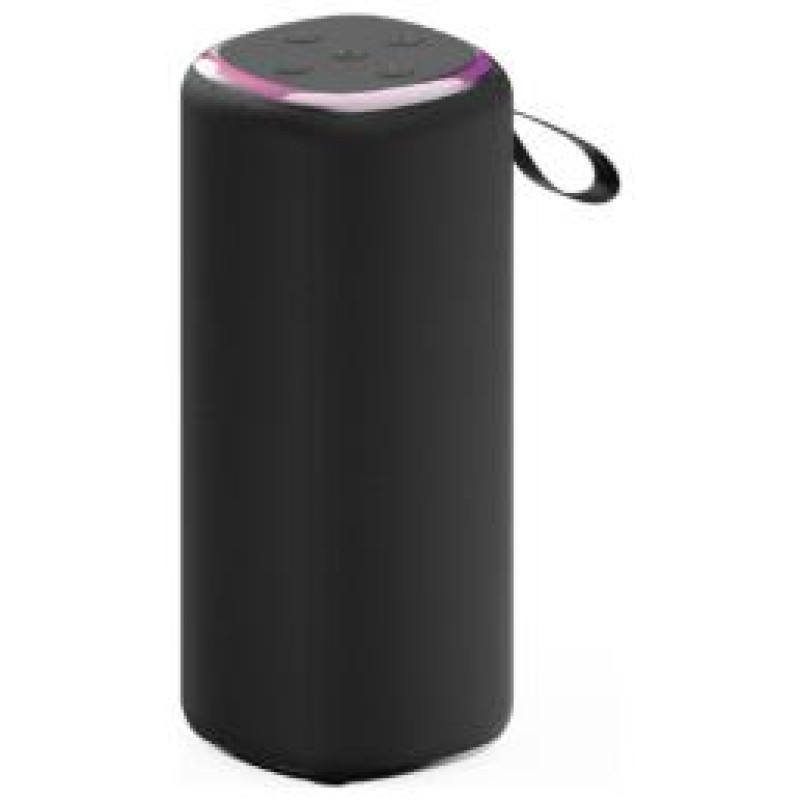 Gembird Skaļrunis Gembird Bluetooth LED Speaker SPK-BT-LED-08L Black