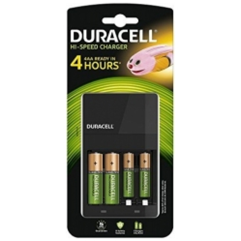 Duracell Hi-Speed Value Charger inc. 2AA 1300mAh & 2AAA 750mAh