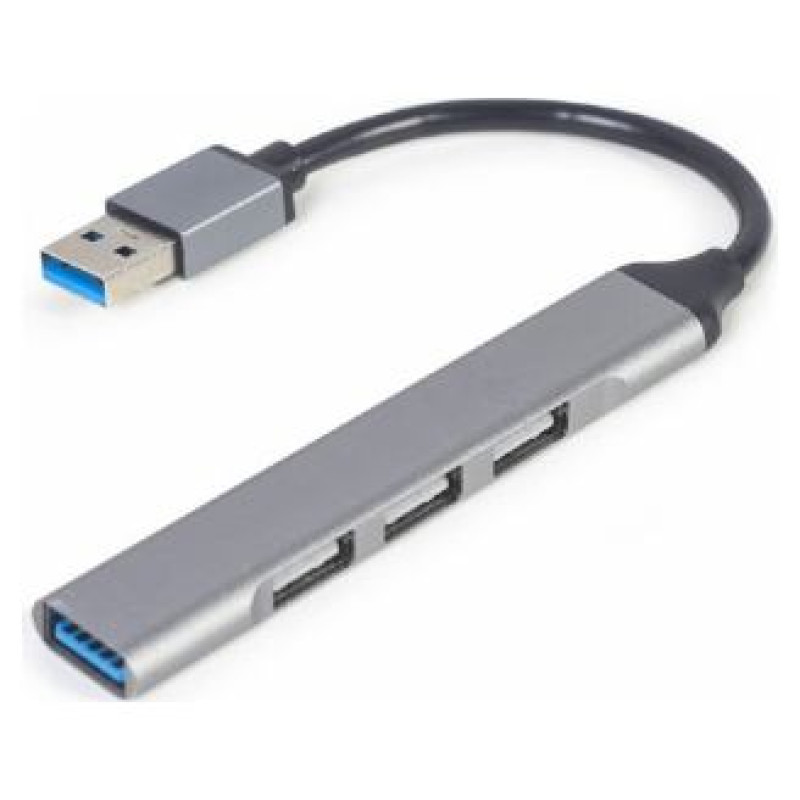 Gembird USB Centrmezgls Gembird 4-port USB 3.1 Silver