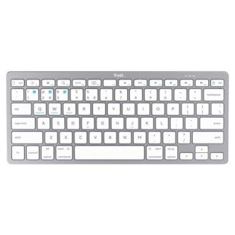 Trust Klaviatūra Trust Wireless Bluetooth Keyboard Silver