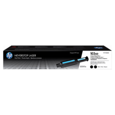 Hewlett-Packard HP 103AD Reload Kit 2-Pack Black