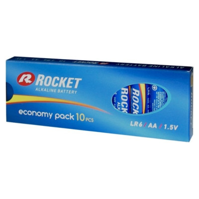 Rocket LR6-10BB (AA) ECO Pack Blistera iepakojumā 10gb.
