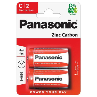 Panasonic R14-2BB (C) Blistera iepakojumā 2gb