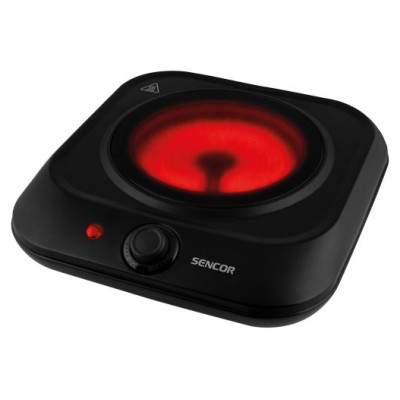 Sencor SCP 1763BK Infrasarkanā keramikas galda plītiņa ar 1 sildelementu 1200W