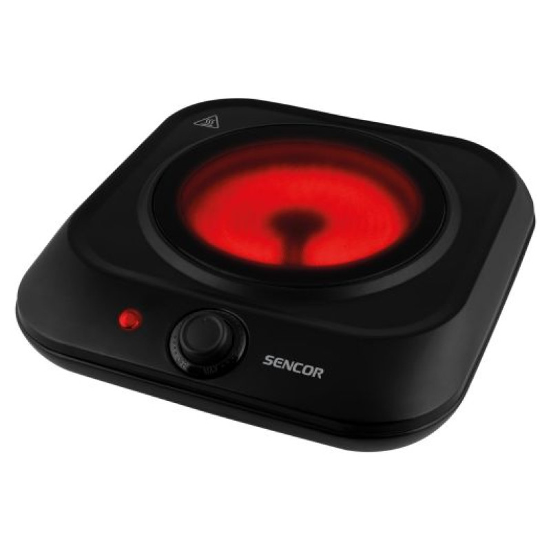 Sencor SCP 1763BK Infrasarkanā keramikas galda plītiņa ar 1 sildelementu 1200W