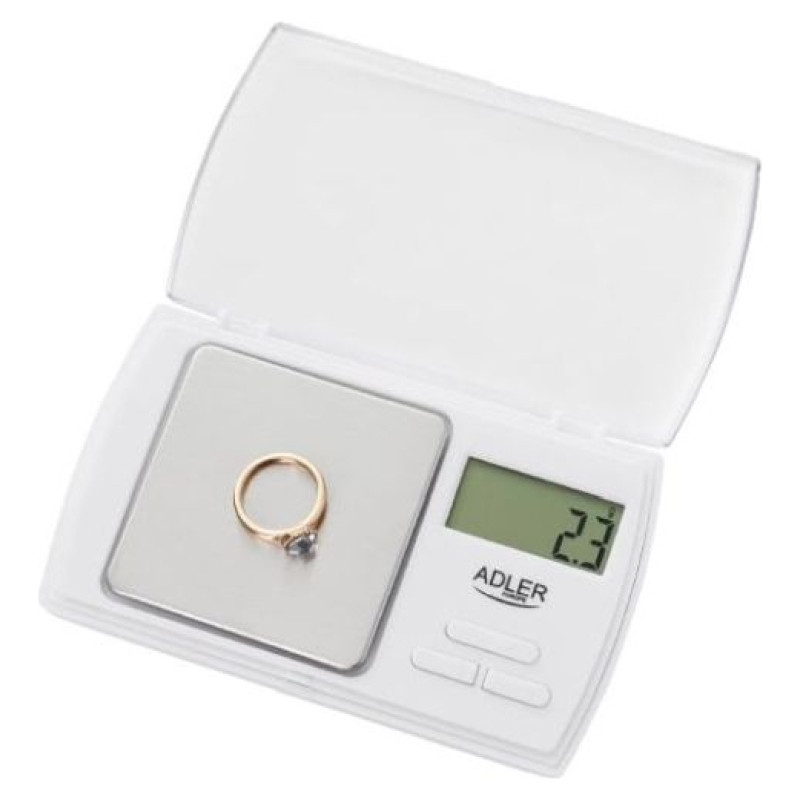 Adler AD 3161 Juvelierizstrādājumu svari ( PRECIZITĀTE - 0,01 GRAMI )