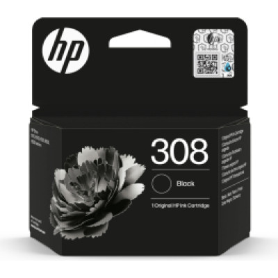 Hewlett-Packard Tintes kārtridžs HP 308 Black
