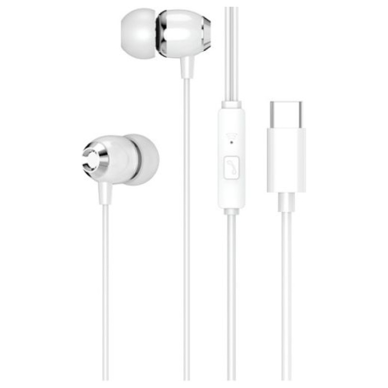 XO EP25 Austiņas ar smartphone control un mikrofonu USB-C