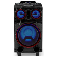 Nedis SPPT800BK USB/MICROSD/MP3/Bluetooth Bezvadu skaļrunis 120W