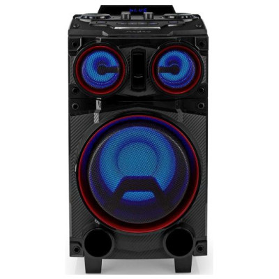 Nedis SPPT800BK USB/MICROSD/MP3/Bluetooth Bezvadu skaļrunis 120W