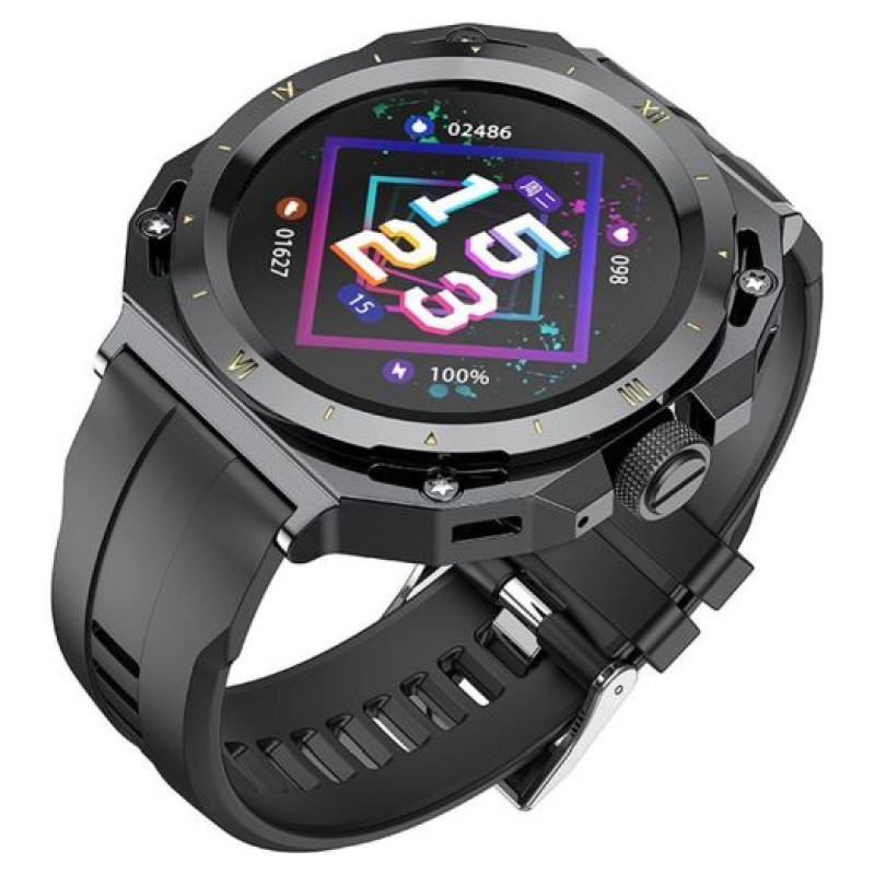 Hoco Y14 Smart sports watch Viedpulkstenis ar zvana funkciju