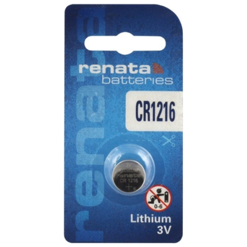 Renata CR1216-1BB Blistera iepakojumā 1gb.