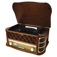 Sencor STT 016 Retro vinilplašu atskaņotājs ar Cassette / MP3/ USB/ SD / FM  funkcijām